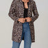 DAMEN CARDIGAN MIT LEOPARDENMUSTER | WARMER V-AUSSCHNITT MANTEL